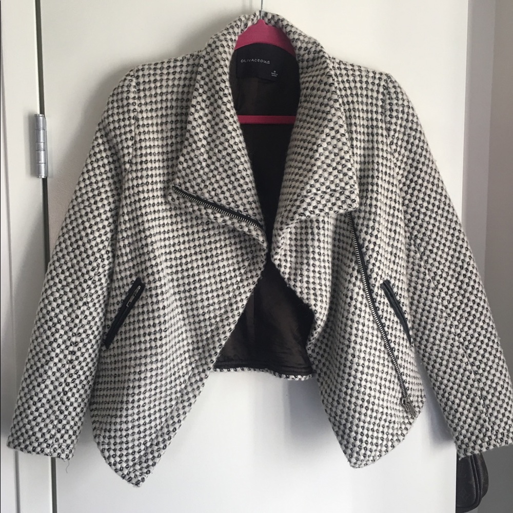 Wool blend blazer